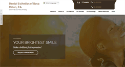 Desktop Screenshot of dentalestheticsofboca.com